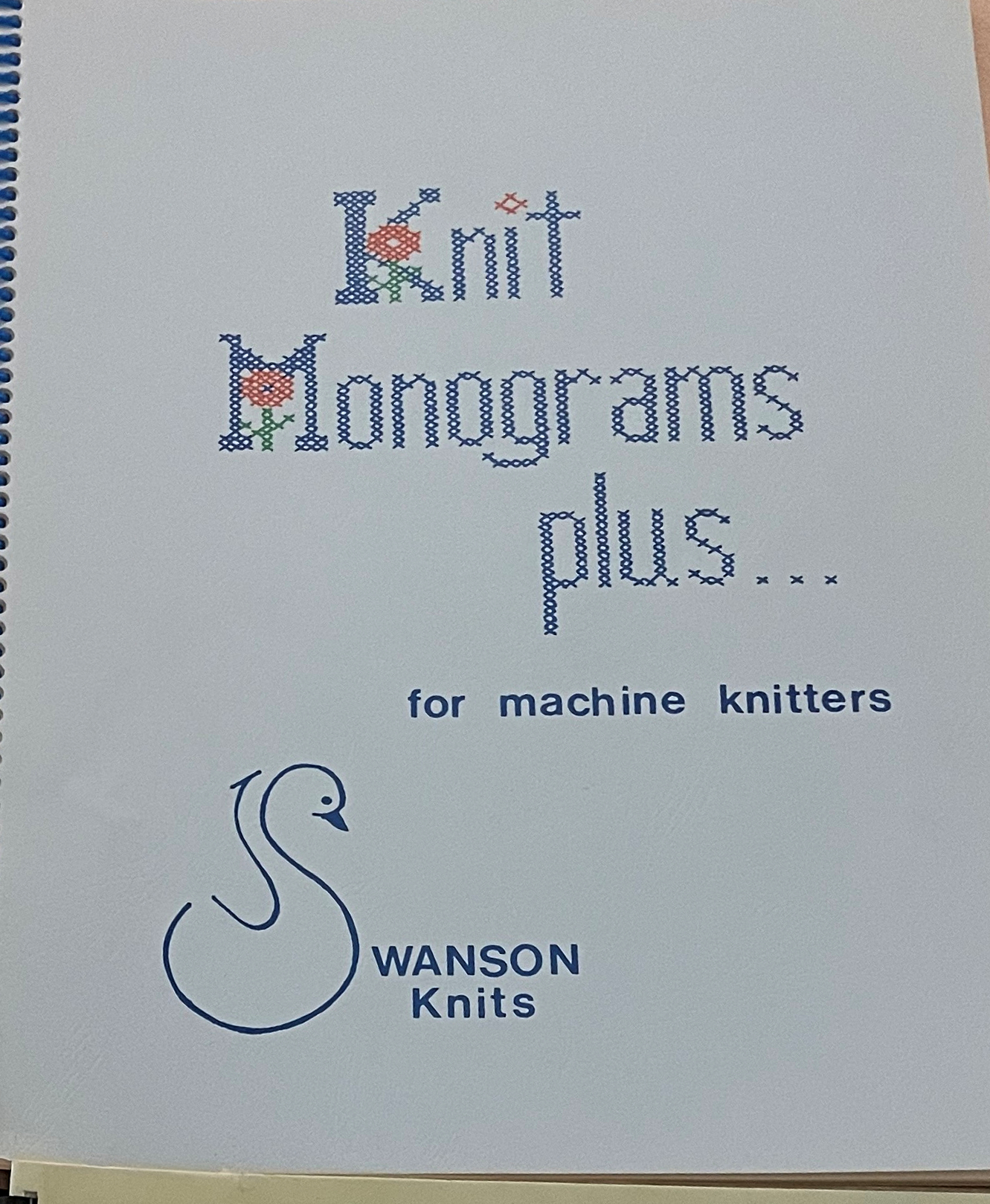 Knit Monograms pluss...for machine knitters